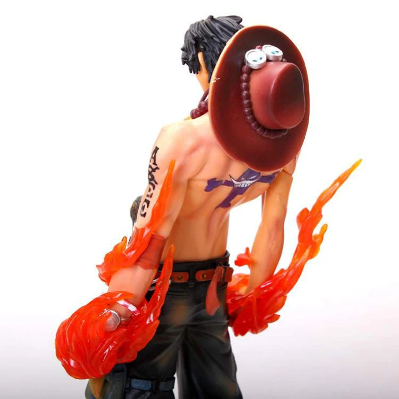 Аниме One Piece Ace Fire Fist Fighting Action Fight Juguetes Portgas D Figura Коллекционная модель игрушки
