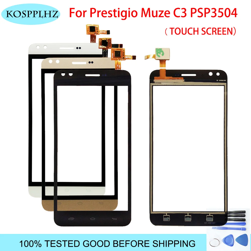 100% Tested 5.0&quotinch Touch Screen For Prestigio Muze C3 PSP3504 Duo Display with free tools | Мобильные телефоны и