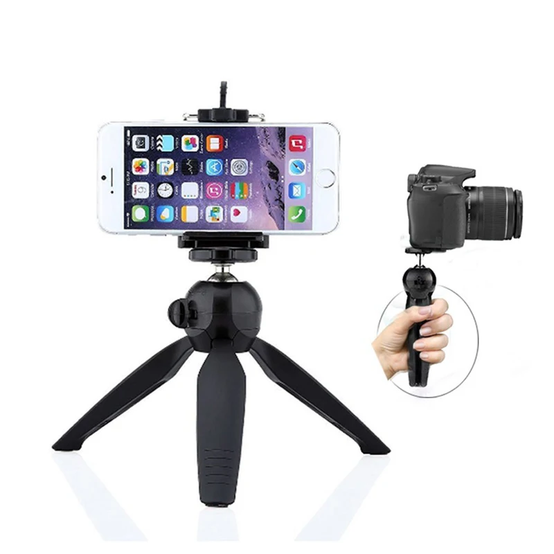 phone Holder Mini Tabletop Tripod Bracket Selfie Stand Mount With