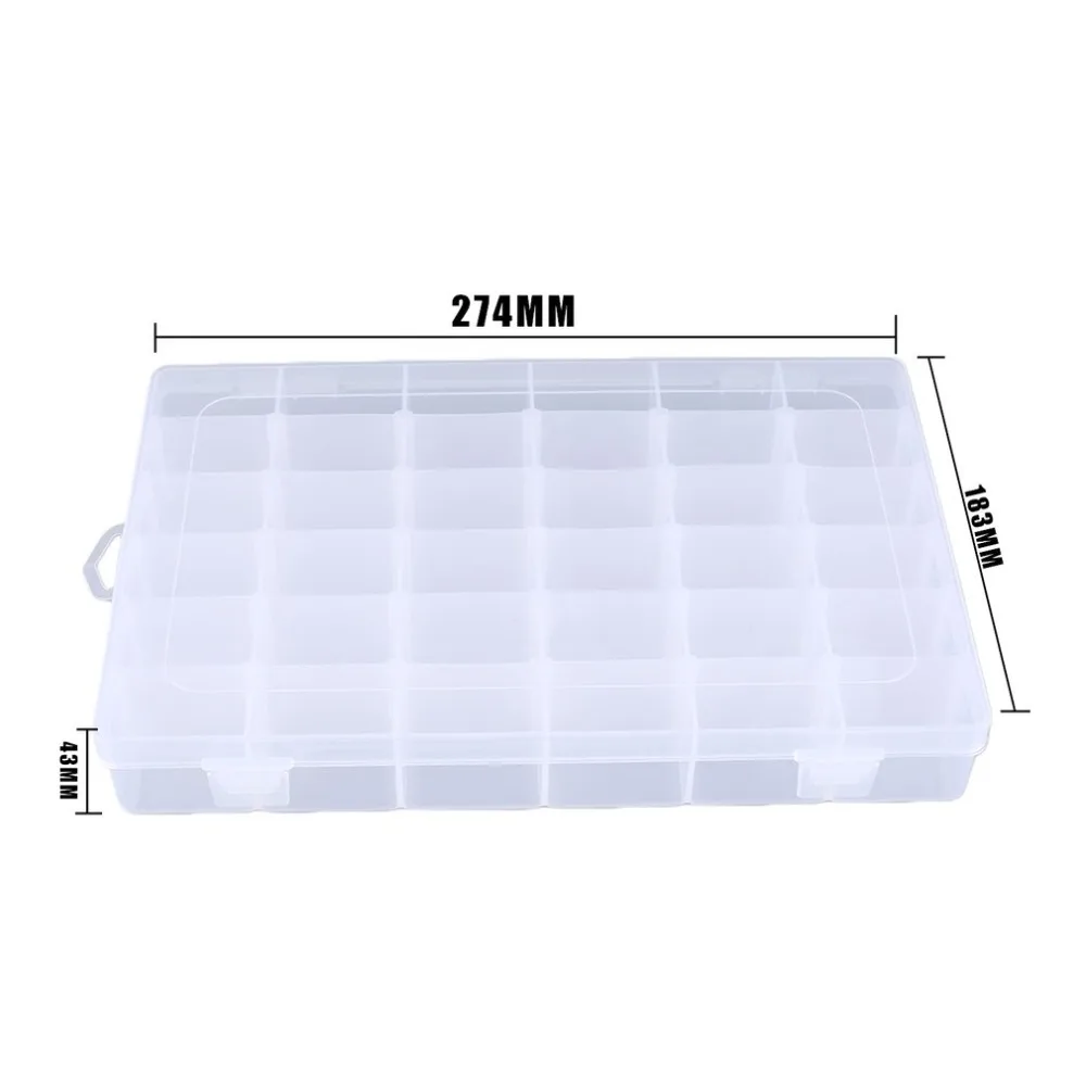 top tool chest 10-36 Compartment Slots Cells Portable Tool Box Electronic Parts Screw Beads Ring Jewelry Plastic Storage Box Container Holder tool storage cabinets