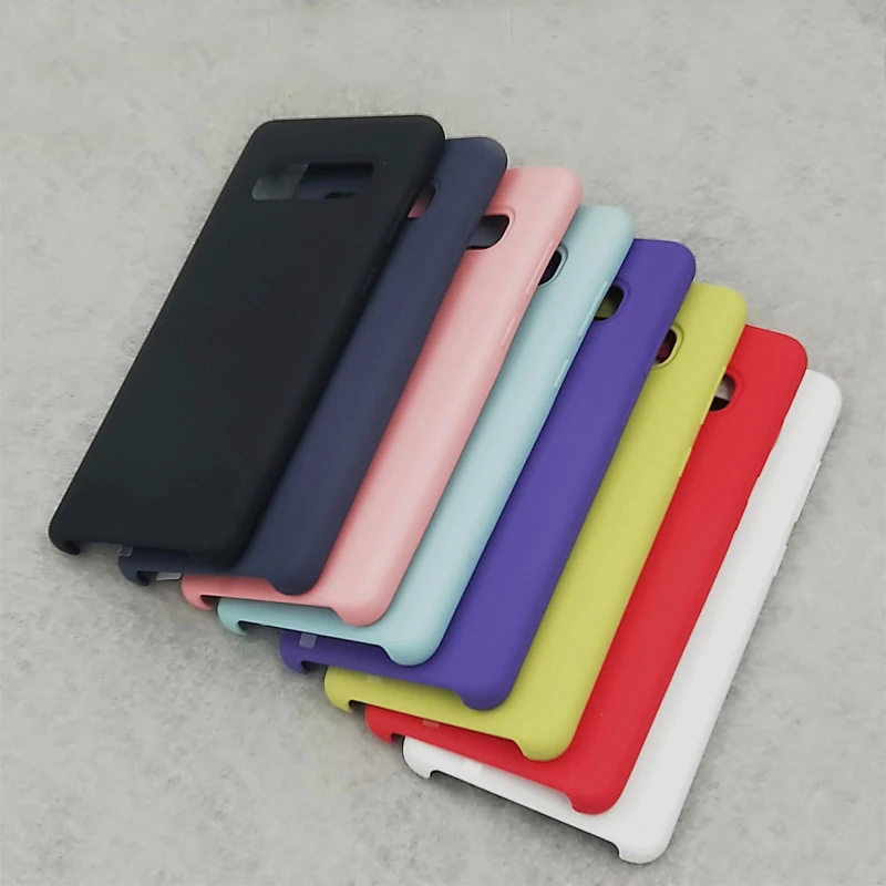 

For Samsung S8 S9 case silicone back cover galaxy S8 plus phone case Note 8 Note 9 Cover Coque