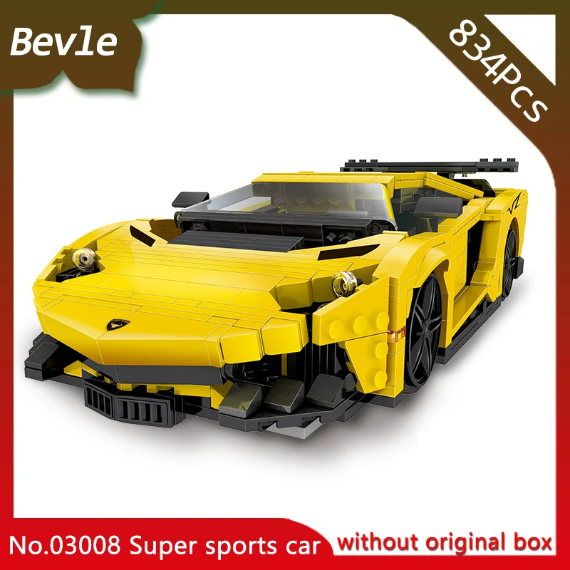 

Bevle Store Bevle Lepin 03008 2787Pcs Technic series Lightning sport Car Model Building Blocks set Bricks For Children Toys