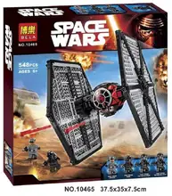 Bela10465 541pcs Star Wars First Order Special Forces TIE Fighter F-O-S-F Fighter MiniFigures legoed 05005
