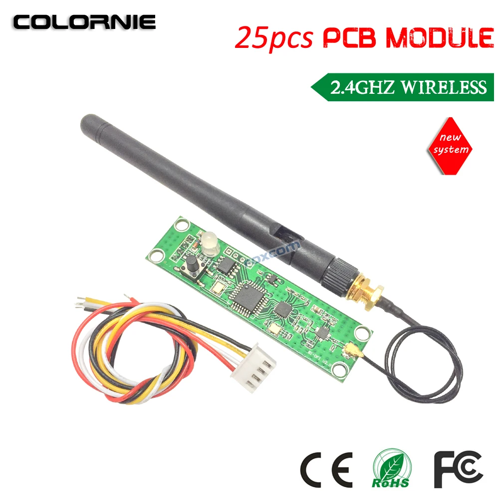 

PCB DMX512 2.4G Wireless DMX512 Transmitter And Receiver Easy To Use Embedded Inside The Light