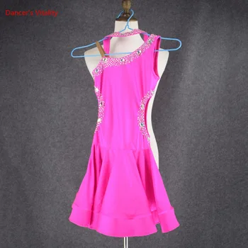 

Senior Girls Standard Latin Dance Dress Children Ballroom Dance Dresses Kids/Children Salsa Rumba Cha Cha Samba Tango Costumes