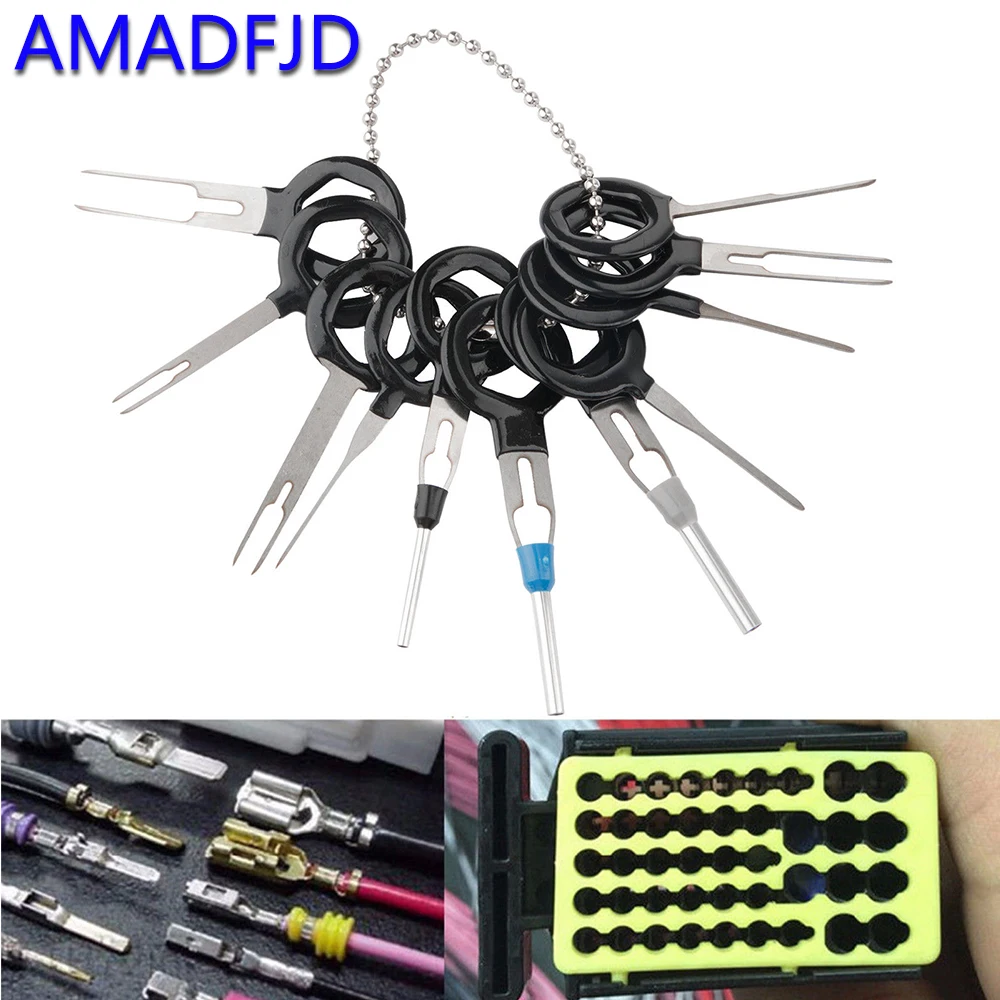 AMADFJD электропроводки обжим коннектора Pin Extractor Комплект ремонт автомобилей
