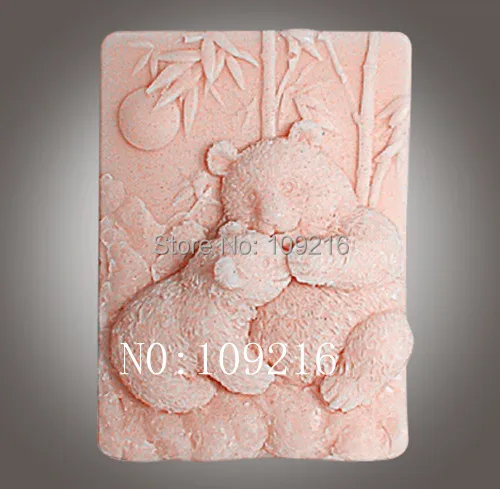 

wholesale!!!1pcs Lovely Parent-child Bear(ZX1671) Silicone Handmade Soap Mold Crafts DIY Mold