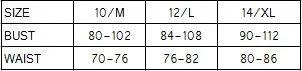 SIZE CHART DS118FN 10JUN