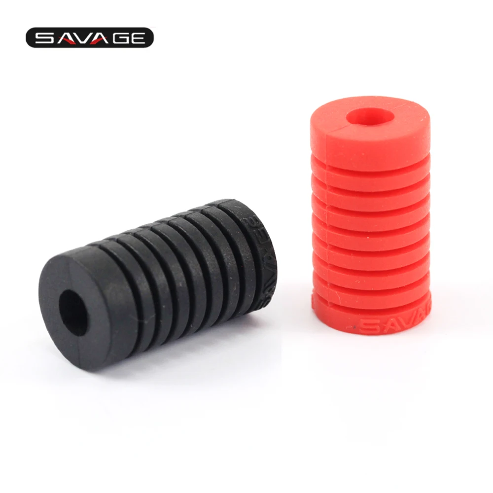 Shift Lever Toe Peg Silica Gel Foot Pad For Motorcycle (5)