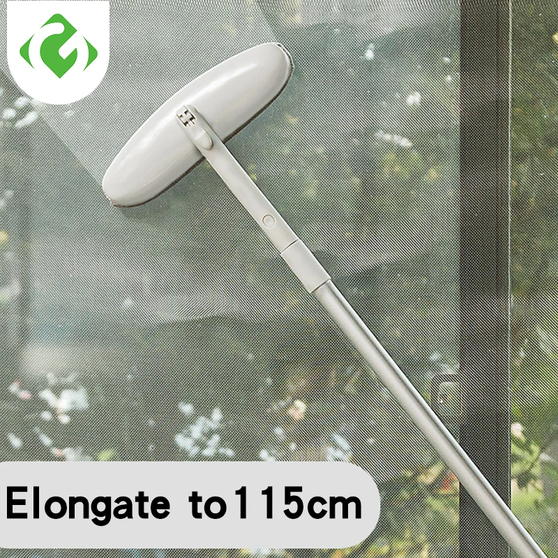

1pcs Fly Mosquito Window Mesh Screen Brush curtain Net wipe Cleaner Carpet brush Home Retractable Long Handle Cleaning Tools GY