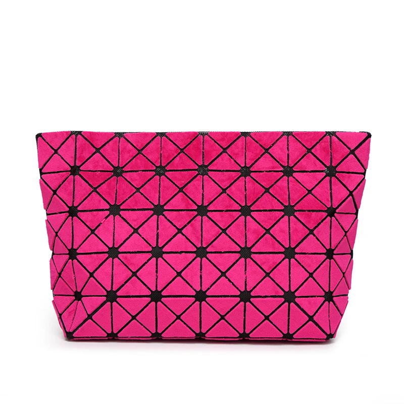 Women fashion Japanese variety chain folding bag flannelette geometric Shoulder Messenger Bag Shoulder Bags Bolso Bao