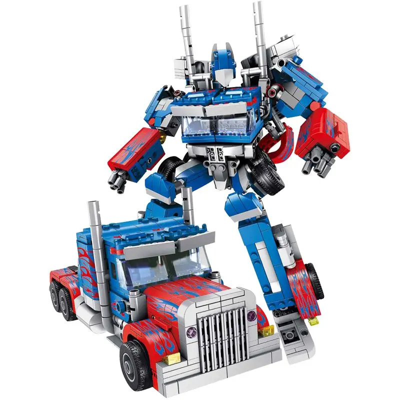 Blocks Creator Transformation Robots 833Pcs Mini Bricks Building Blocks Toys For Children