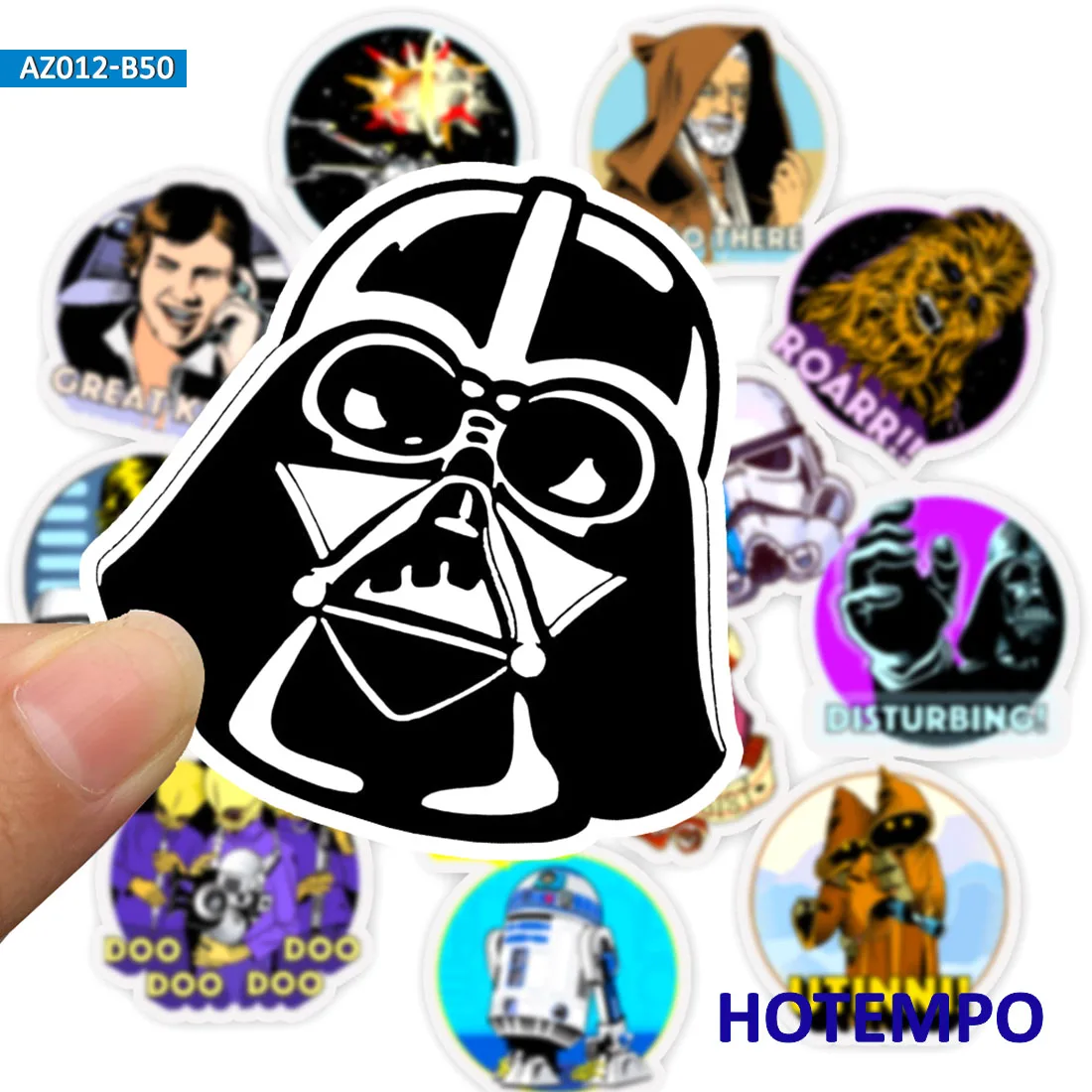 50pcs Star Wars Stickers for Mobile Phone Laptop Luggage Suitcase Guitar Skateboard Bicycle Car PVC Waterproof Decal Stickers 50pcs Star Wars Stickers for Mobile Phone Laptop Luggage Suitcase Guitar Skateboard Bicycle Car PVC Waterproof Decal Stickers