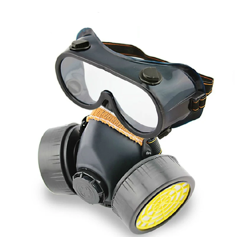 CK Tech Dual Valves Gas Mask Respirator Protection Mask Pesticide