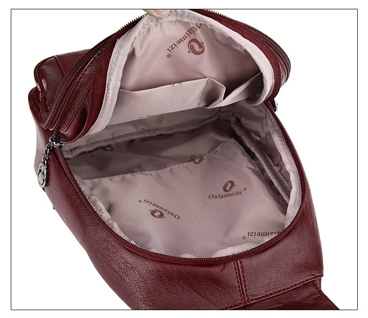 Модный женский рюкзак для отдыха на двойной молнии, рюкзаки из искусственной кожи, женские школьные сумки через плечо для девочек-подростков, сумка для путешествий K87