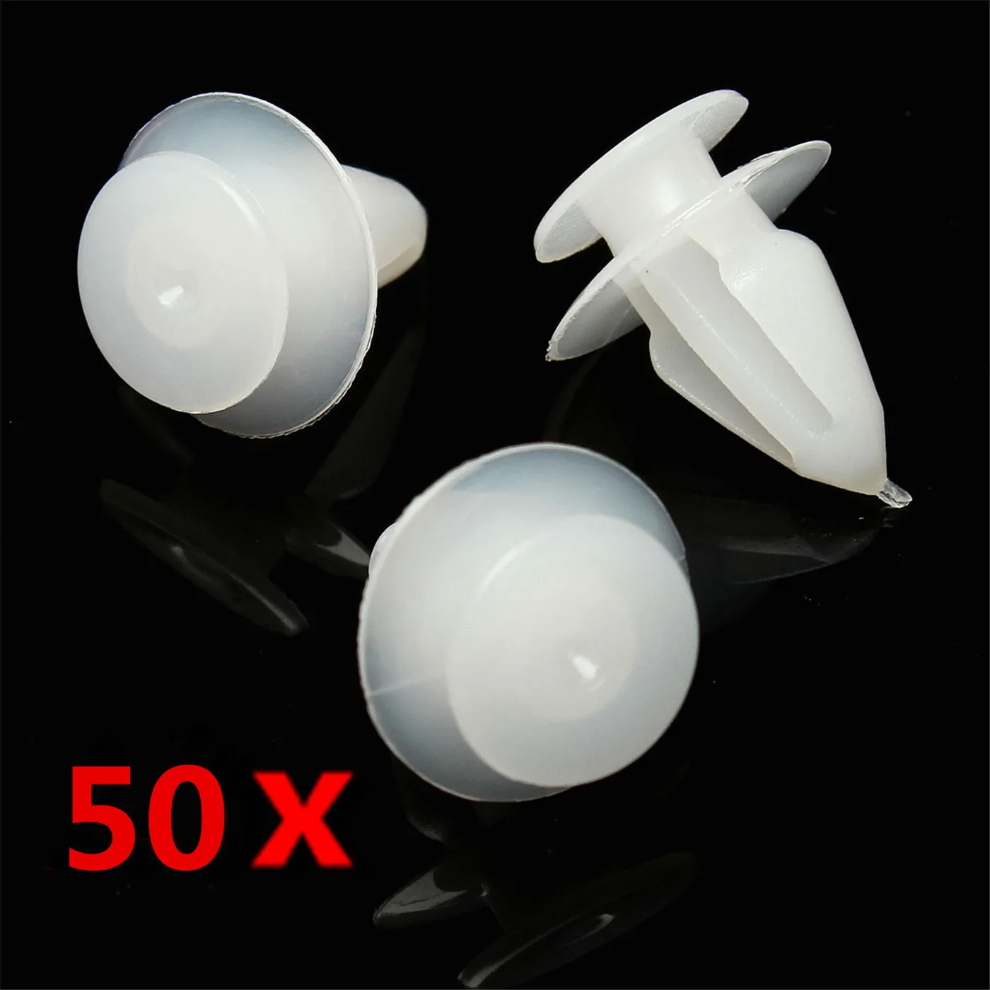 

50pcs/lot Plastic Interior Door Card Mounting Clips Trim Panel Cover For Vauxhall /Opel 90321122 2345957