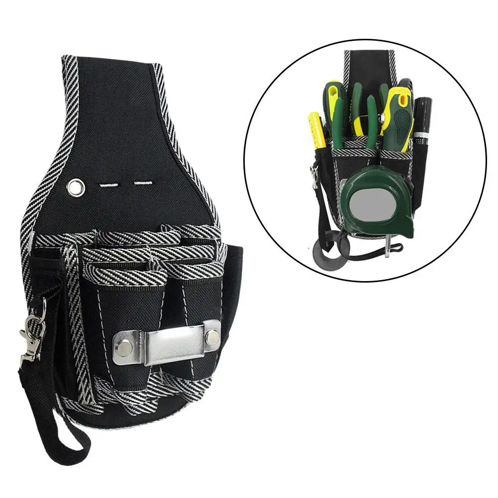 

New 9 in 1 Screwdriver Utility Kit Holder Electrician Waist Pocket Tool Bag Pouch