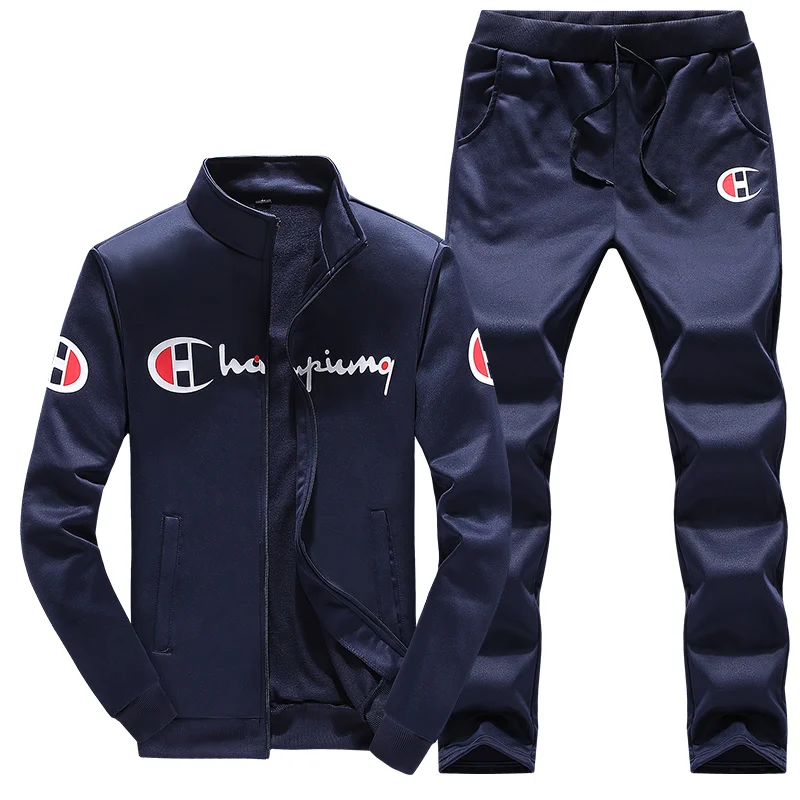 New Men's Casual Tracksuit Two Piece Set Sportswear Drawstring Pants +Letter Printed Hoodies Unique Sports Set M-4xl Sweat Suit