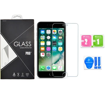 

50pcs DHL 9H Tempered Glass for iPhone 6 7 8 Plus Screen Protector Film for iPhone X XS MAX XR Glass +Retail Package Box