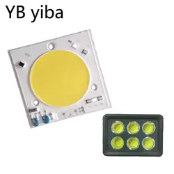 Yb YIBA 1 шт. светодиодные лампы Чип 220 В 50 Вт молниезащиты COB смарт-ic драйвера, пригодный для DIY Светодиодный прожектор Прожектор