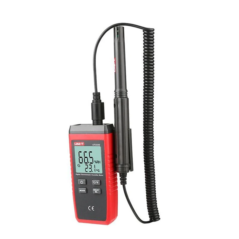 

UNI-T UT333S Mini Temperature and Humidity Meter LCD Digital Thermo-Hygrometer Psychrometer Tester