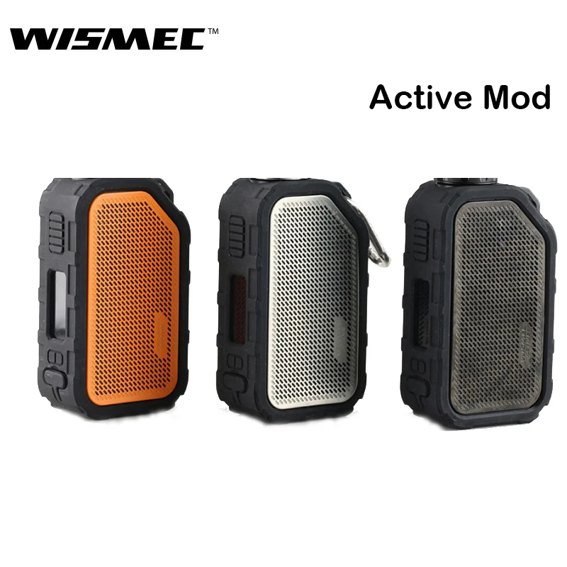 

Original WISMEC ACTIVE MOD Vape 80W With Bluetooth Speaker Box Mod Support Amor NS Plus Atomizer Electronic Cigarette Vaper Kit
