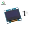 Livraison gratuite Jaune-bleu double couleur 128X64 OLED LCD LED Module D'affichage pour arduino] 0.96
