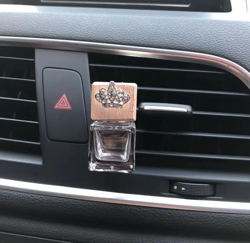 Пустая бутылка мода Лебедь автомобильный флакон духов вентиляционное отверстие украшения в автомобиль кондиционер автомобиль орнамент - Название цвета: F