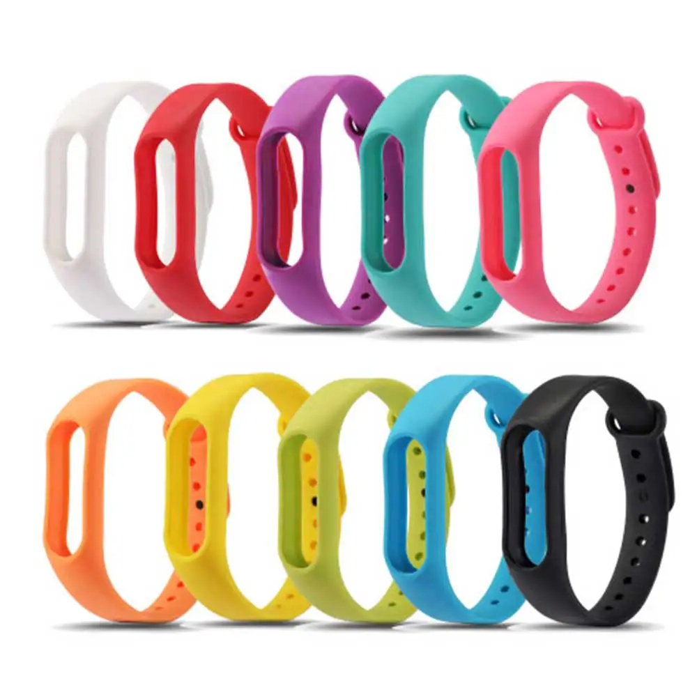

For Xiao Mi Band 2 Strap Bracelet My Band Colorful Strap Wristband Replacement Smart Band Accessories For My Band 2 Silicone