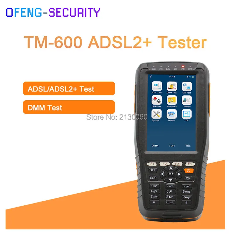 

TM-600 ADSL/ADSL2+ Tester With DMM Test Function