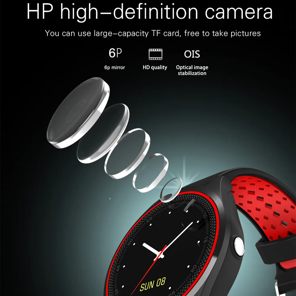 Bluetooth Smart Watch Phone with Camera Smartwatch Support SIM Card Wristwatch for Android Phone Wearable Devices