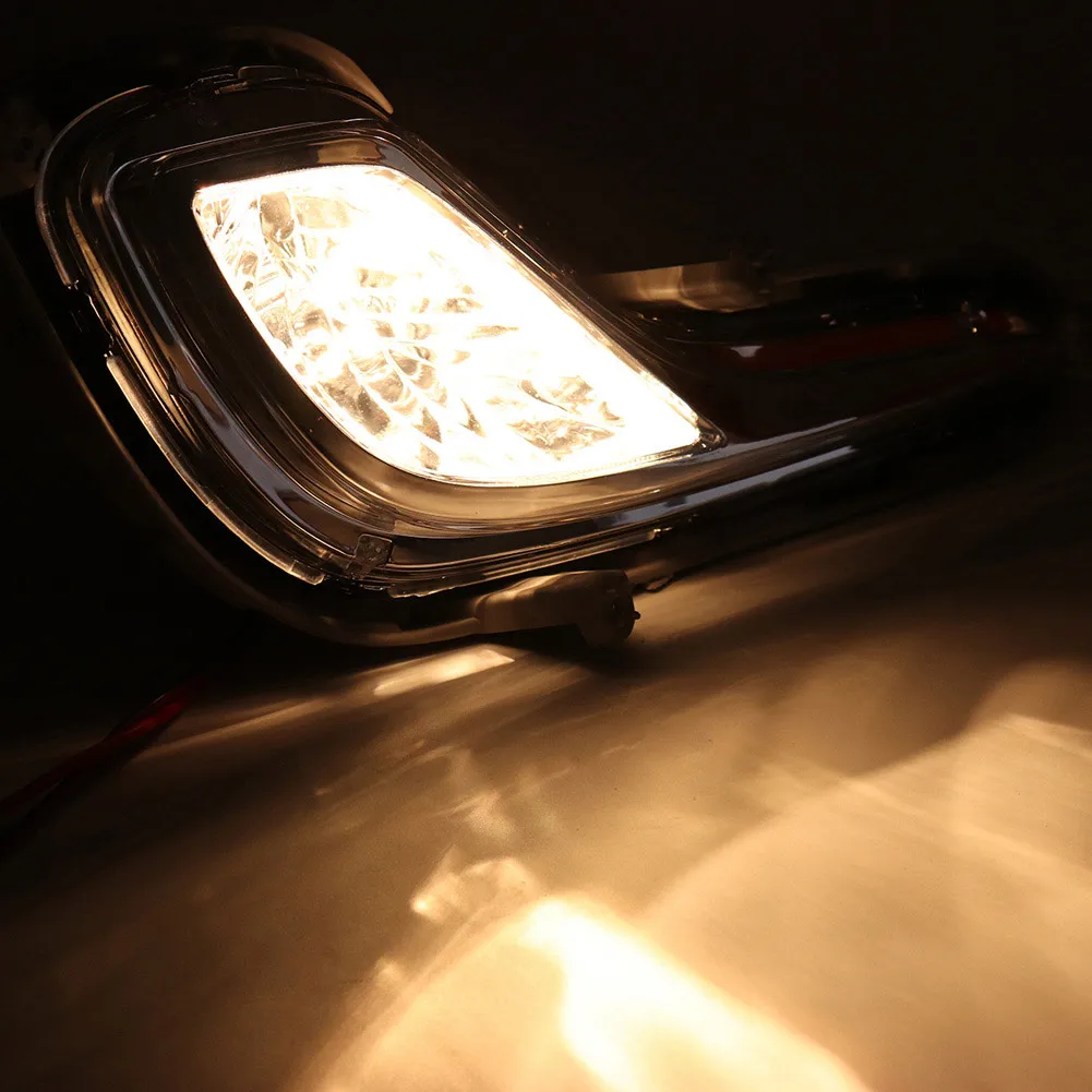 

1 Pair Front Clear Bumper Fog Lamp Lights with Bulbs for Hyundai Accent 2012-2014 NR-shipping