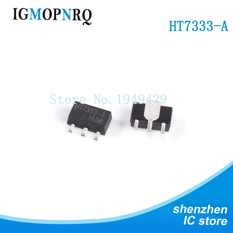

10PCS HT7333-A SOT89 HT7333-1 HT7333 7333-1 7333A-1 New original free shipping fast delivery