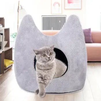 

Pet Cat Dog Soft Warm Nest Kennel Bed Cat Dog None Teddy Sleeping House Mat Pad Kennel Pets Winter Warm Cozy Pet Products