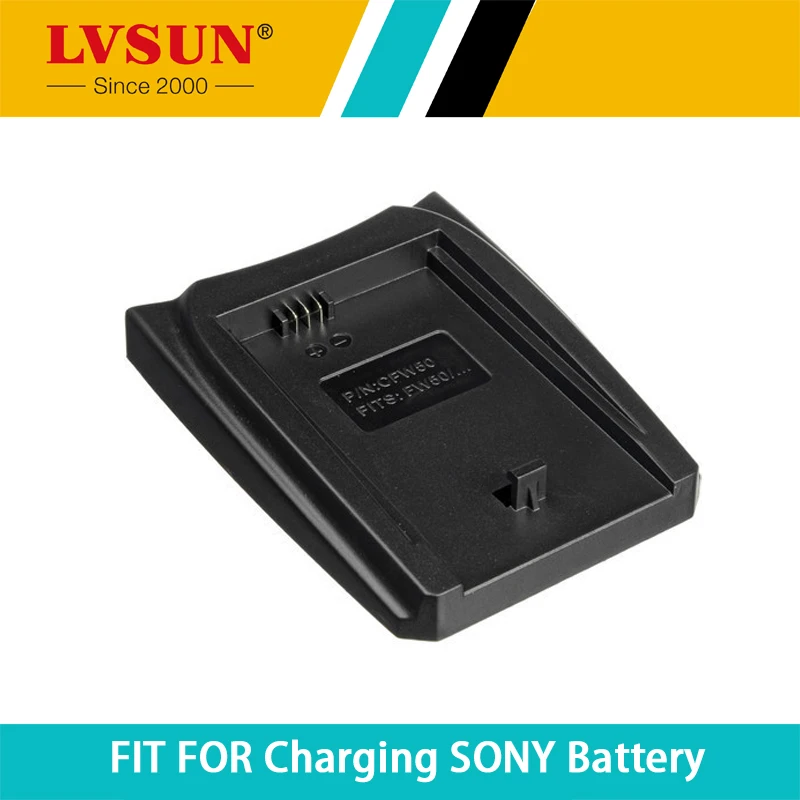 

LVSUN NP-FW50 NP FW50 Battery Adapter Case Plate for Sony Alpha a33 a35 a37 a55 SLT-A33 SLT-A35 SLT-A37 Batteries Charger