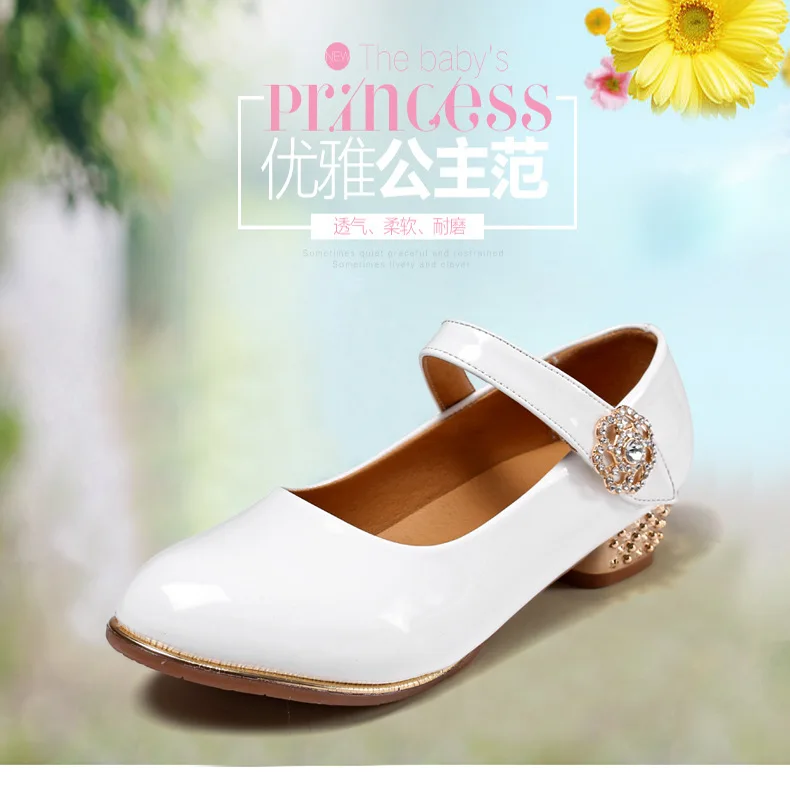 Coreano para Meninas Preto e Branco Sapatos de Flor Sapatos de Dança Primavera Nova Boca Rasa Único Estudante Princesa 2020 8 único estudante sapatos de dança princesa