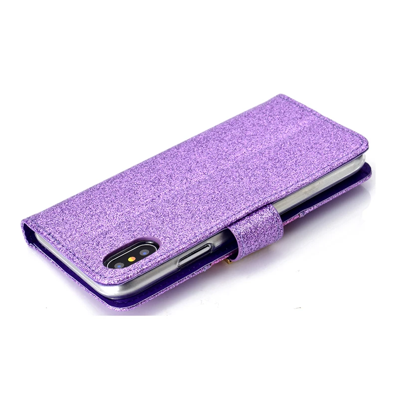 KEFO Bling Glitter Wallet Case For Iphone X 10 8Plus Diamond Flip Mirror Cover For Iphone 6 6S 7 8 Plus 6SPlus Coque Capa        (14)
