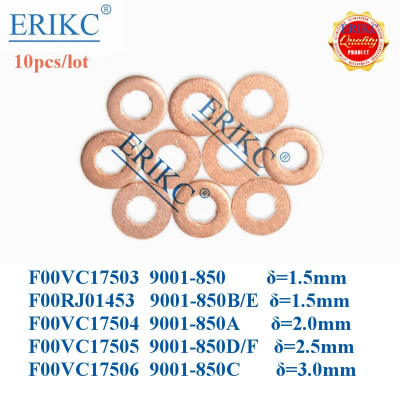 

ERIKC F00vc17503 Injector Copper Rings Washers Shims Gasket F 00v C17 503 Injection