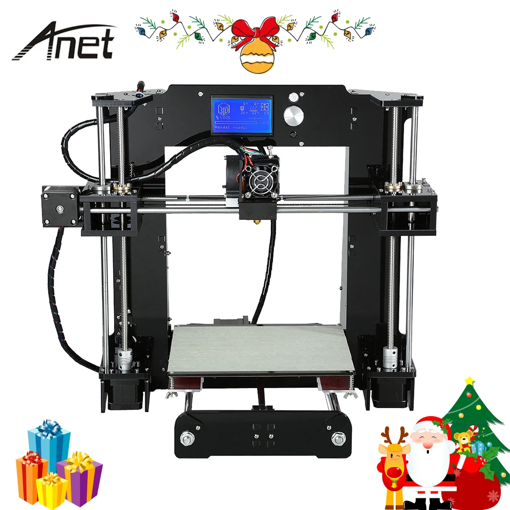 Anet A6 A8 Impresora 3D Printer Easy Assemble with Auto Leveling Big Size Christmas gifts Reprap i3 DIY Printers SD Card Anet A6 A8 Impresora 3D Printer Easy Assemble with Auto Leveling Big Size Christmas gifts Reprap i3 DIY Printers SD Card