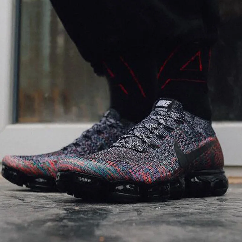 Original Authentic Nike Air Vapormax Flyknit Men's Running Shoes Sport Outdoor Sneakers Breathable Athletic Low Top 849558