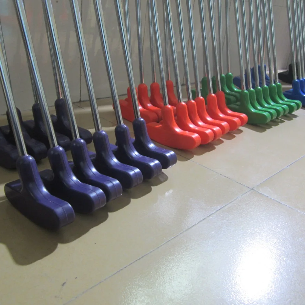 10 قطع لكل لوط جودة عالية الصلب رمح قبضة المطاط الملونة رئيس أطفال ميني غولف مضرب 10 قطع لكل لوط جودة عالية الصلب رمح قبضة المطاط الملونة رئيس أطفال ميني غولف مضرب