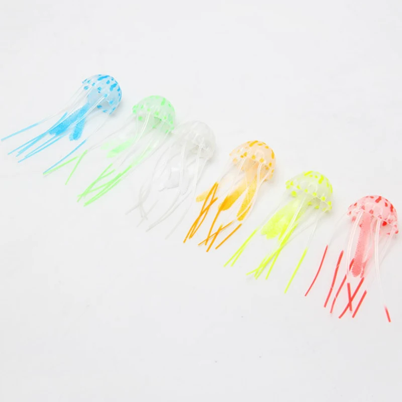

Brand New Glowing Effect Aquarium Artificial Jellyfish Ornament Fish Tank Decoration