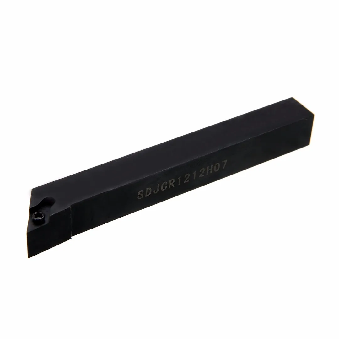 1 Set Alloy Steel Turning Tool 10pcs DCMT0702 Carbide Inserts + 4pcs 12mm Lathe Boring Bar Turning Tool Holder + Wrench