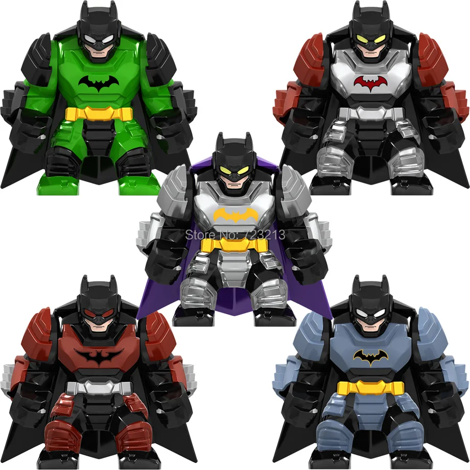 

DC Batman Figure Super Heroes 7cm High The Amazing Action Building Block Sets Model Bricks Toys for Children