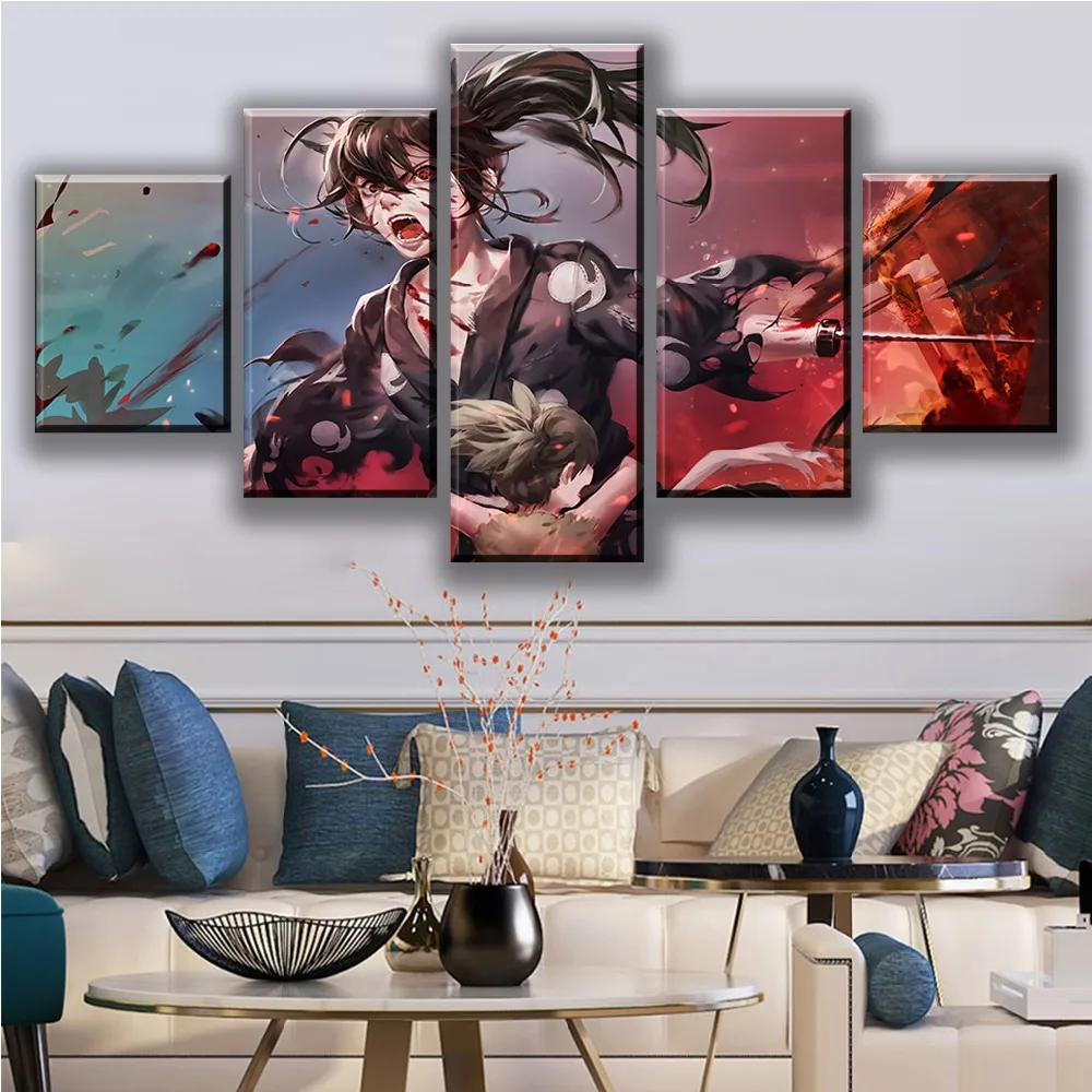 

Canvas Modern Picture Wall Art Prints 5 Panel Animation Dororo Home Decoration Paintings Poster Modular Framework Living Room