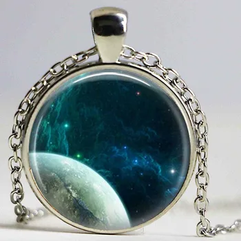 Moon and Cloud necklace  Wearable Art Moon pendant Sky Jewelry Wearble Art Pendant 2017 New Year Birthday Gift for Women
