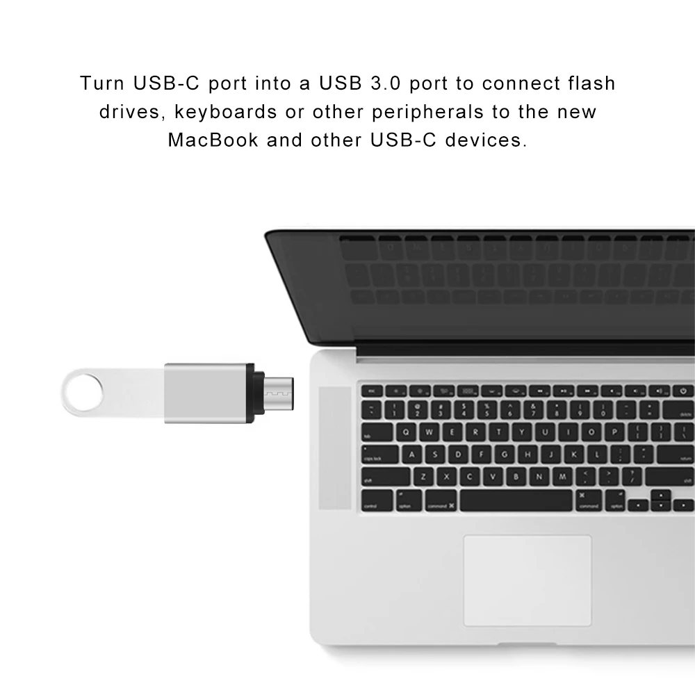 Адаптер конвертер OTG USB Type C к 3 0 для MacBook Oneplus Игровые ноутбуки рождественский