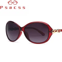 Psacss негабаритных солнцезащитных очков для женщин Polaroid брендовая Дизайнерская Женская винтажная уличная вождения солнцезащитные очки lunette soleil femme UV400