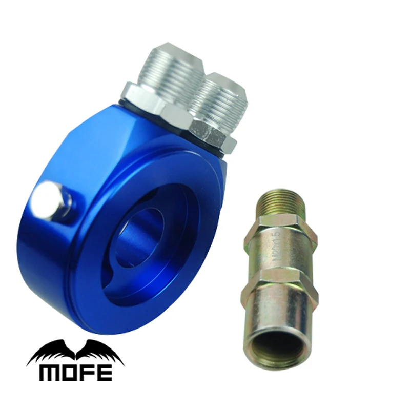 

SPECIAL OFFER Oil Cooler Adapter With M20 x 1.5mm + 3/4-16 UNF Adapters Blue
