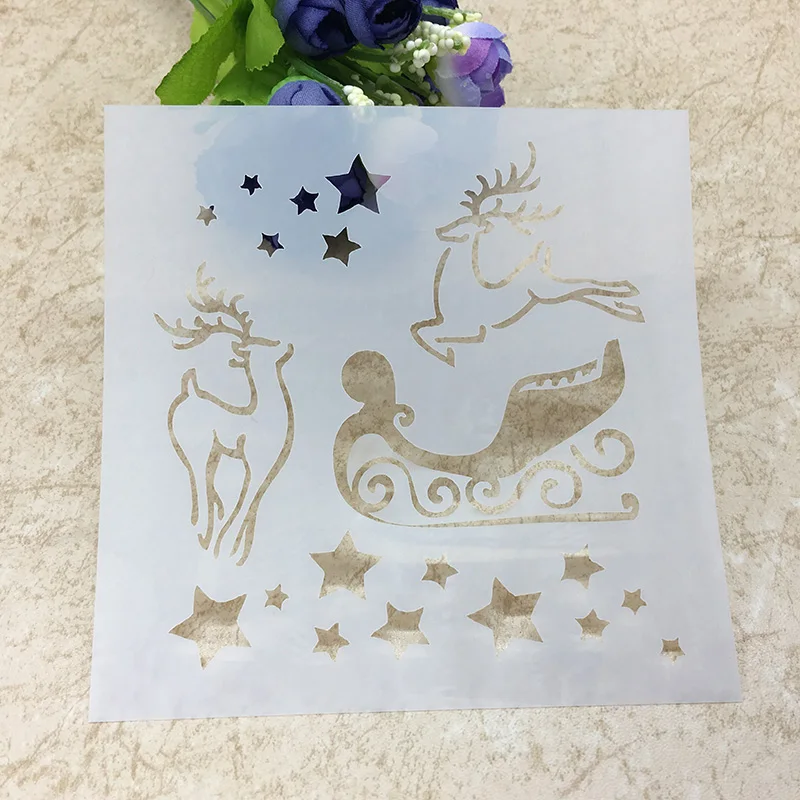 

1 Sheet Layering Stencils for DIY Scrapbooking/photo album Decorative Embossing DIY Paper Cards Crafts 01